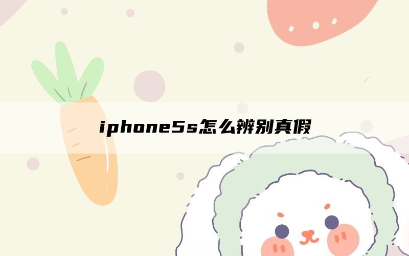 iphone5s怎么辨别真假